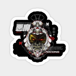 Indonesian mecha ghost Sticker